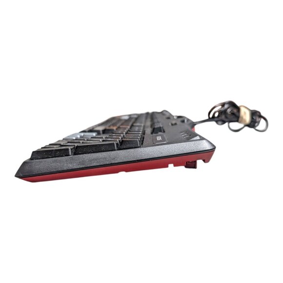 LOGITECH G105 GAMING KEYBOARD Black/Red MECHANICAL TESTED GREAT CONDITION - Picture 8 of 9